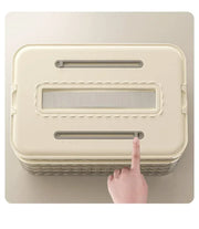 Refrigerator Food Storage Box Practical Simple Organizers Leak-Proof Portable Food Kitchen Travel Reusable Plastic Storage Boxes