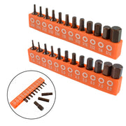 12pc/24pc Screwdriver Bit Set 25mm 1/4in Hex Shank Security Magnetic Driver Bit Pneumatic Electric Screwdriver Bit Hand Tool Set