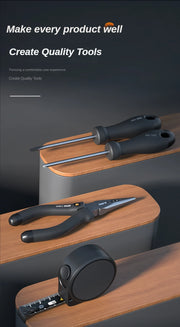 Deli new tool set household home series household screwdriver tape wrench vice tape art knife raw material belt tool collection