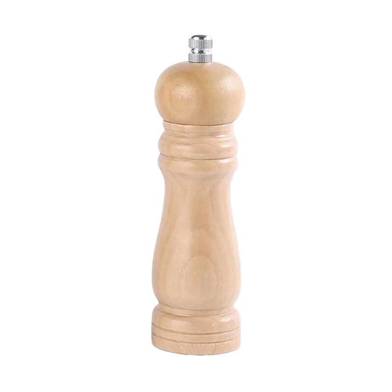 Kitchen Essential Wood Pepper Mill,Adjustable Grinder for Fresh Flavor,CeramicMechanism,Perfect Housewarming or Host Gift,3Sizes