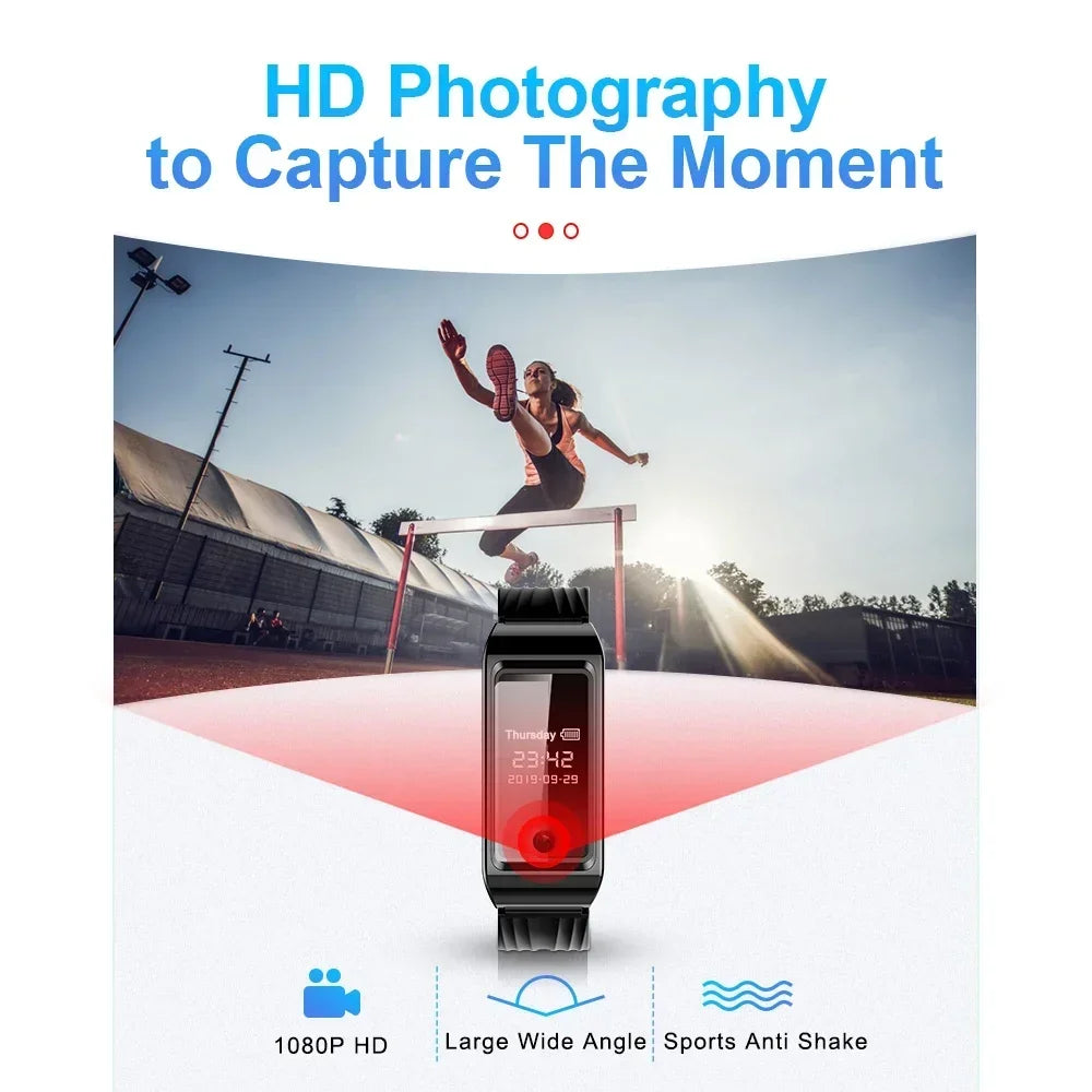 Mini Video Voice Recorder Camera Watch 1080P DV DVR Professional Digital Bracelet Dictaphone Sound Small Micro For Home Secure