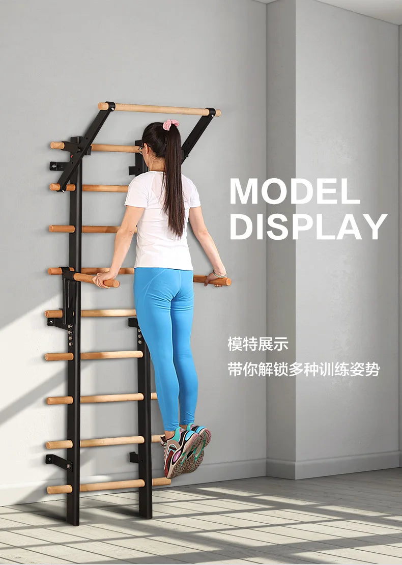 Home Fitness Equipment Indoor Training rib Frame, Climbing and Dance Room, Leg Pressing Stretching, Single Parallel Bar