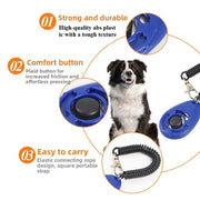 Dog Training Products High Quality Plastic Dog Clicker Sound Stop Barking Training Whistle Training Pet Clicker Tools For Dogs