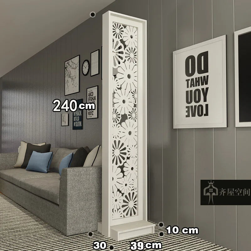 Living room screen simple modern fashion screen creative partition decorative cabinet simple living room room double-sided movem