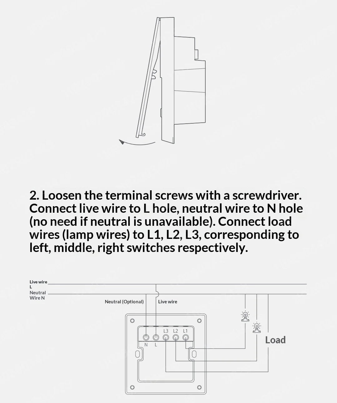 Xiaomi Smart Switch Wall Switch Double Key Dual Control Live Neutral Line Work For Smart Light Remote Control Switch Mi Home New