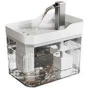 Cat Water Fountain with Quiet Pump Auto Filter USB Anti-Dry Burning Dog Water Dispenser Cat Fountain for Cats Indoor