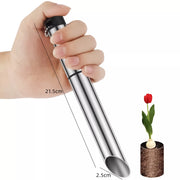 Garden Seed Seeder Durable Plastic Hand Dibbler Garden Seeder Tool 12-Hole Fast Seeding Waterproof Planting Aid Garden Tools