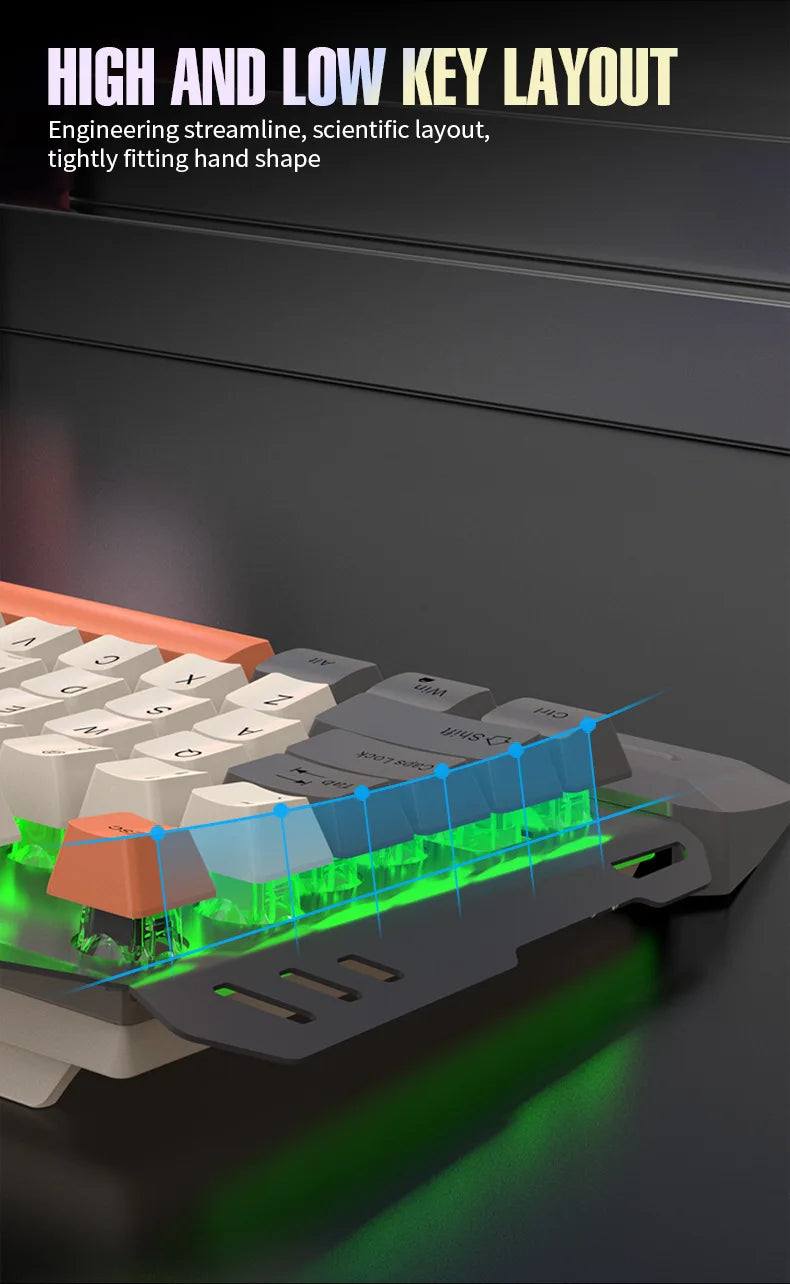 Gaming Keyboard Spanish Russian Arabic Keyboard 100% Layout RGB Backlight Gamer Keyboard Volume Knob Wired K90 104 Keys Hand Sup