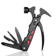 Outdoor Portable Repair Tool Claw Hammer Multi-Functional with Window Breaker Stainless Steel Pliers For Camping Tent Stakes