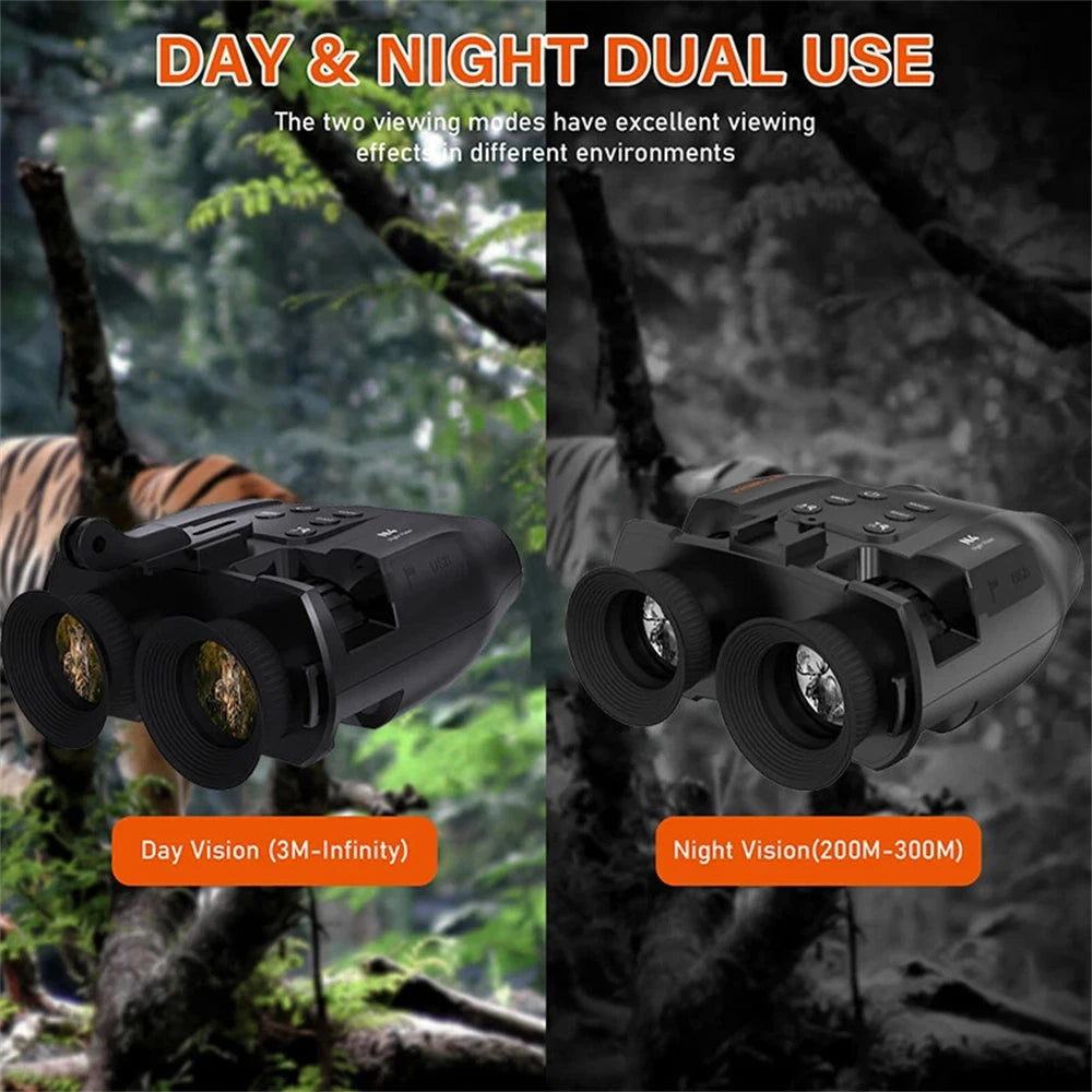 GTMEDIA N4 Night Vision Binoculars Infrared Night-Visions Device 1080P 5X Digital Zoom Head Mount Goggles Day/Night Use Outdoor