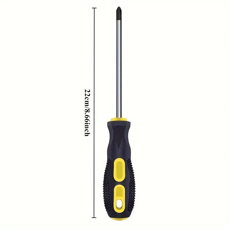 2-piece Screwdriver Set —— Made of Chrome Vanadium Steel, with Magnetic Tips and Non-slip Cushioned Grip Handles.