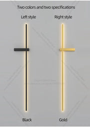 Modern Simple Living Room TV Background Wall Fitting Bedside Lighting In Bedroom Designer Staircase Light Long Indoor Wall Lamp