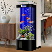 Fish Tanks Accessories New Style Aquarium Fish Bowl Modern Equipment Accent Decoration Aquarium Floor Furniture Acquario Lsyg