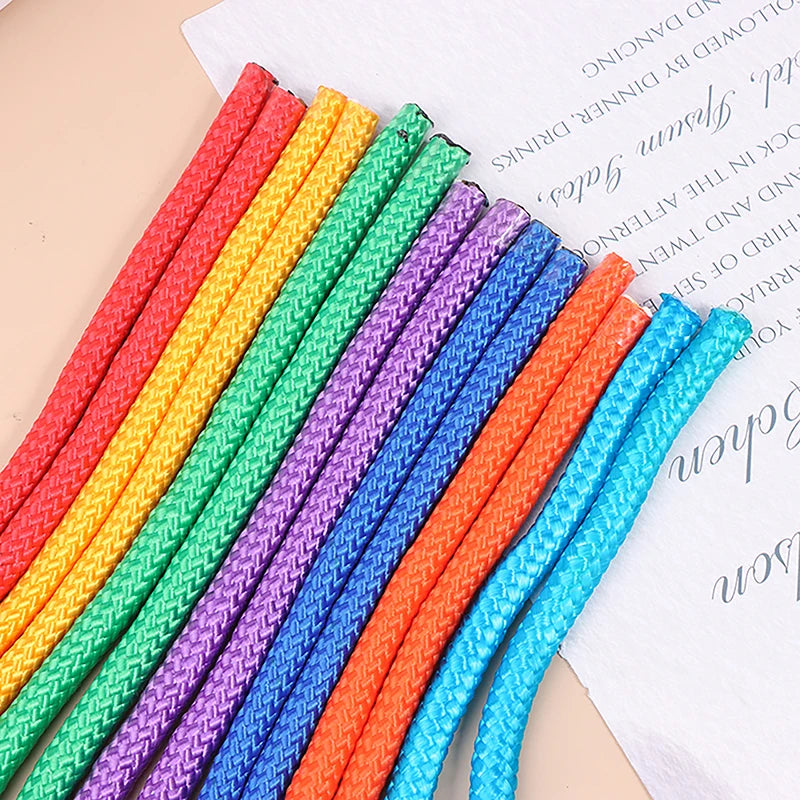 Gymnastics Arts Rope Jumping Rope Exercise Fitness Rainbow Color Sports Training Rope Rhythmic Gymnastics Rope Sport Tool