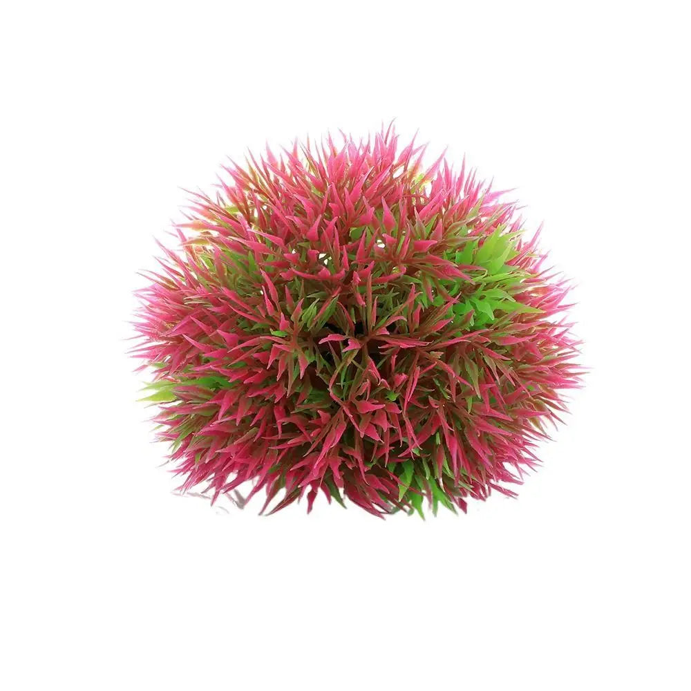 Fish Tank Accessories Simulation Aquatic Plants Ball Plastic Realistic Water Grass Ball 9cm Artificial Water Plants Aquarium