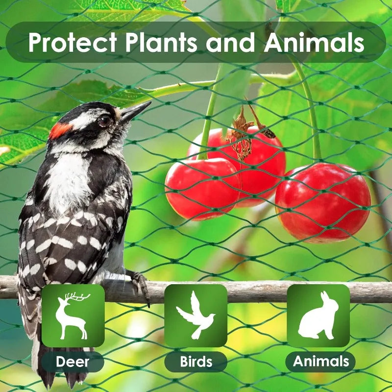 Garden Anti Bird Netting for Fruit Trees Vineyard Fruits Crops Vegetable Flower Protection Mesh Net Fencing Pond Pool Covers Net