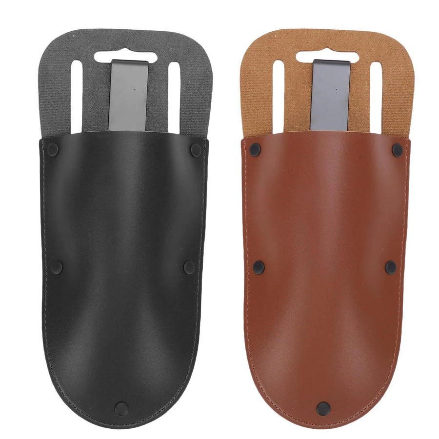 Garden Pruner Sheath PU Leather Pruning Shears Belt Holder Hanging Pouch for Garden Pliers Scissors