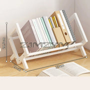 Desktop Bookshelf Home Living Room Small Decoration Bamboo Decorative Shelf Desk Multi-shelf Bookcase Storage Shelf