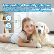 Smart ZigBee Temperature And Humidity Sensor Indoor Smart Home Thermometer Hygrometer App Remote Monitor Required Zigbee Gateway