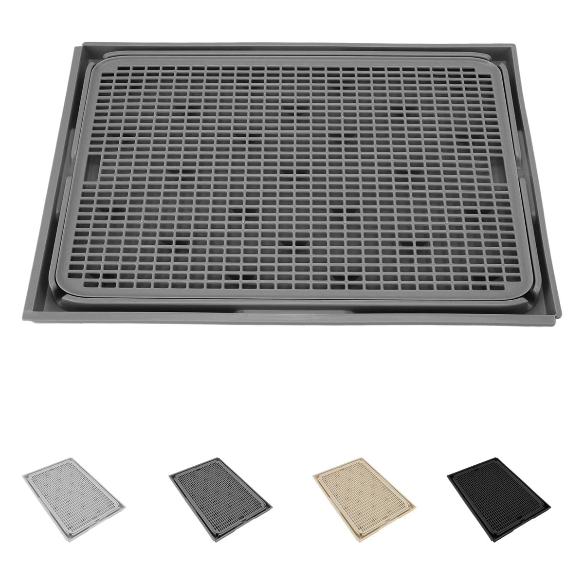 Kitty Litter Mat Cat Litter Mat Spacious Double Layer Washable Anti Slip Bottom Cat Litter Box Mat Cat Litter Catcher Mat