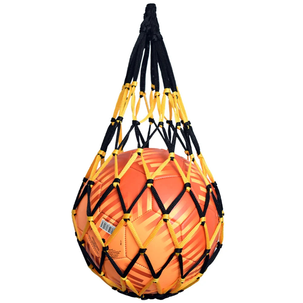 Sports Ball Holder Youth Football Self Trainer Football Net Bag Sports Mesh Equipment for Carrying Basketball Volleyball Soccer
