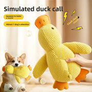 Things For Dogs Dogs Accessories Dog Supplies Plush Calming Duck Squeaky Toy Durable Puppy Sleep Companion Luxury Pet Gift