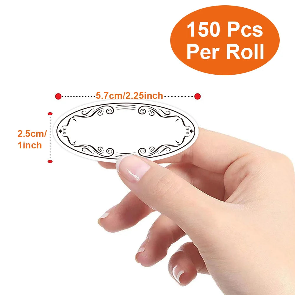 150Pcs/Roll Beverages Fruits Vegetables Fridge&Freezer Storage Organizer Stickers Food Safe Date Catalog 1*2.25inch for Kitchen