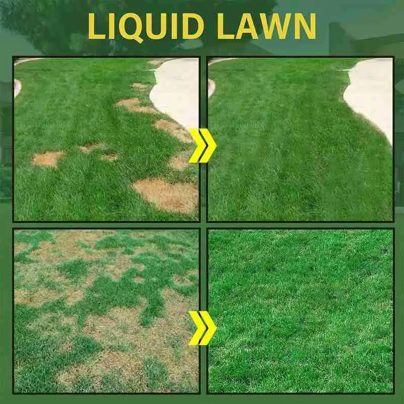 Garden Hydro Mousse Liquid Green Grass Lawn Spray Turf Seed Growthboosting Garden Care Tool Damaged Lawn Repair Liquid Accessory
