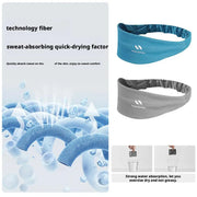 Sport Headband Breathable Non Slip Sweatband Fitness Running Tennis Headband Lightweight Sweat Wicking Hairband