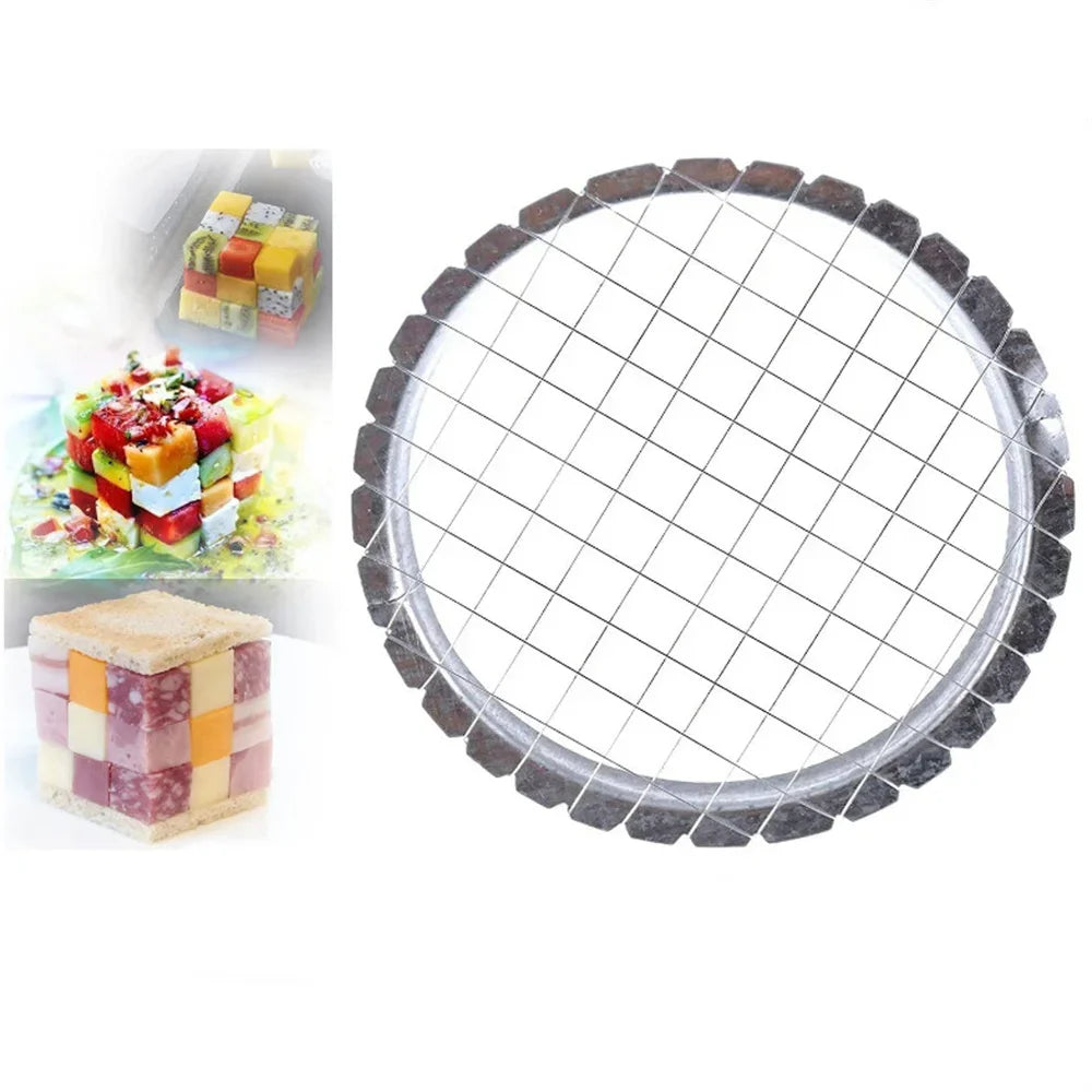 Kitchen Accessories Cutter Cut Egg Equipment Grid Vegetable Salad Egg Cuter Kitchen Gadget Kitchenware