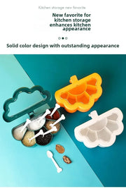 Kitchen 6-in-1 Seasoning Box Set Pepper Sugar Bowl Salt Spices Stirring Storage Jars Gadget Accessories Condiment Container Jar