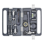 Complete Toolkits Household Multifunctional Organizer Kits Large Hard Case Tools Kit Maintenance Worker Metal Portable Toolkit