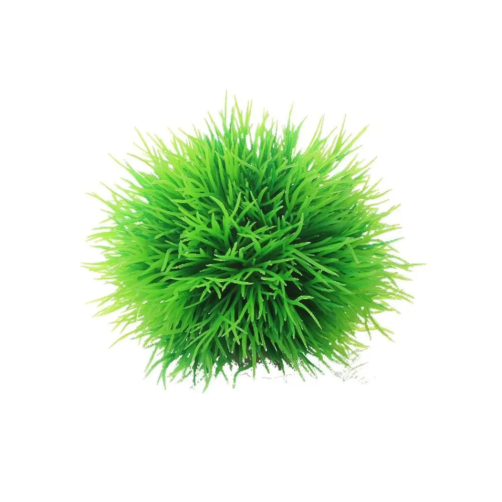 Fish Tank Accessories Simulation Aquatic Plants Ball Plastic Realistic Water Grass Ball 9cm Artificial Water Plants Aquarium