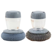 Kitchen Soap Dispensing Dishwashing tool Cleaning Brushes Easy Use Scrubber Wash Clean Tool Soap Dispenser Brush Gadgets