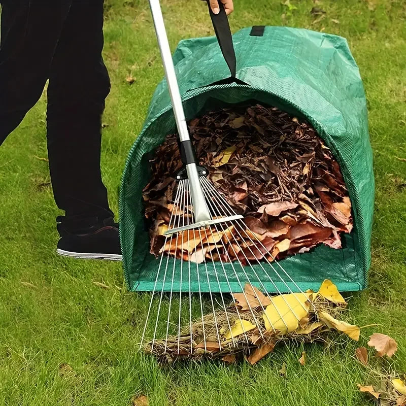 Garden Waste Bag Large Capacity for Yard Leaf and Debris Collection Green Leaf Leaves Garbage Bags