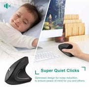 Wireless Bluetooth Vertical Mouse 800/1200/1600 DPI 6 Button Personalised Side Grip Ergonomic 2.4G Mute Gaming PC Computer Mouse