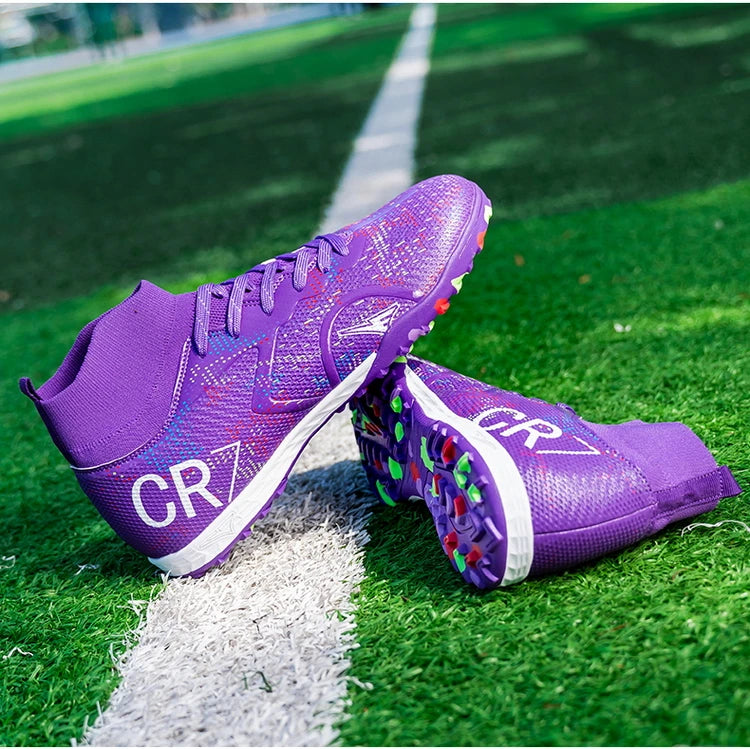 New Men Soccer Shoes Society Cleats Professional Football Boots Indoor Fast Football Field Boots Sneaker Boy Original Training