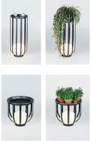 Outdoor Lawn Garden Potted Landscape Light Villa Terrace Solar Garden Light Balcony Flower