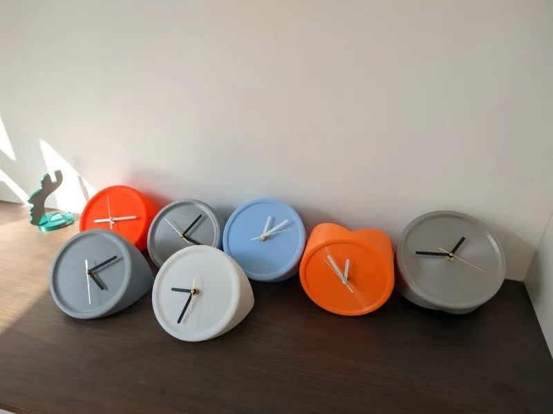 Living Room Silent Wall Clocks Simple Non-Ticking Punch-Free Corner Wall Clock Bedroom Technology Luxury Art Home Decoration