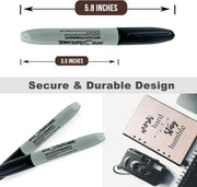 Creative Fake Red Black Marker Pen Hidden Compartment Sight Diversion Safe For Home Office Hide Necklace Money Small Valuables