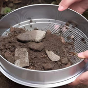 Garden Soil Sifter With 4 Mesh ScreensStainless Steel Rock Sifter Filter Mesh Flower Plant Nursery Soil Sifter For Soil Stone