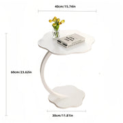 Coffee Tables Light Luxury Side Table Round Flower Bedside Table Bedside Home Study Desk Auxiliary Desk Living Room Furniture