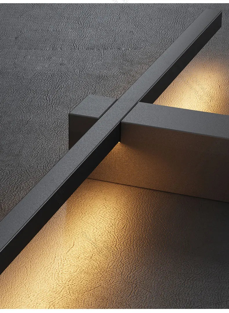 Modern Simple Living Room TV Background Wall Fitting Bedside Lighting In Bedroom Designer Staircase Light Long Indoor Wall Lamp