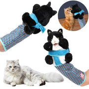 Cats Puppet Wrestler Cat Wrestling Toy  Puppet Interactive Hand Puppet for Indoor Cats Kids Pretend Play and Dog Toys