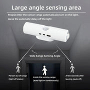 Smart Sensor Night Light Charging Wall Light Dimming AAtmosphere Light Suitable for Corridor Stairs Wardrobe Bedroom Bedside