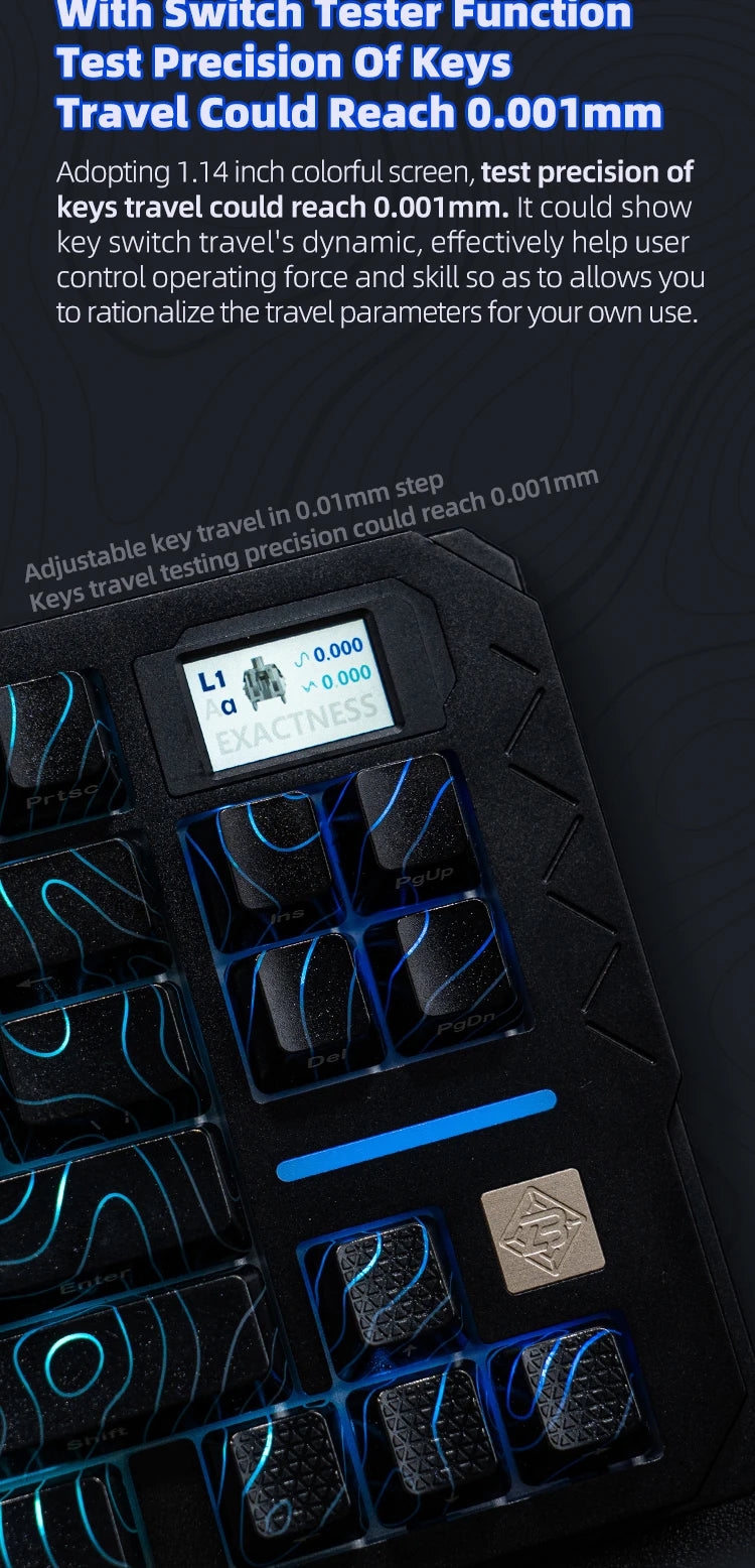 SIKAKEYB Castle HM80 HE 82 Keys New Arrival E-Sports Gaming  Gateron  Gaming Switch Aluminum Magnetic Keyboard