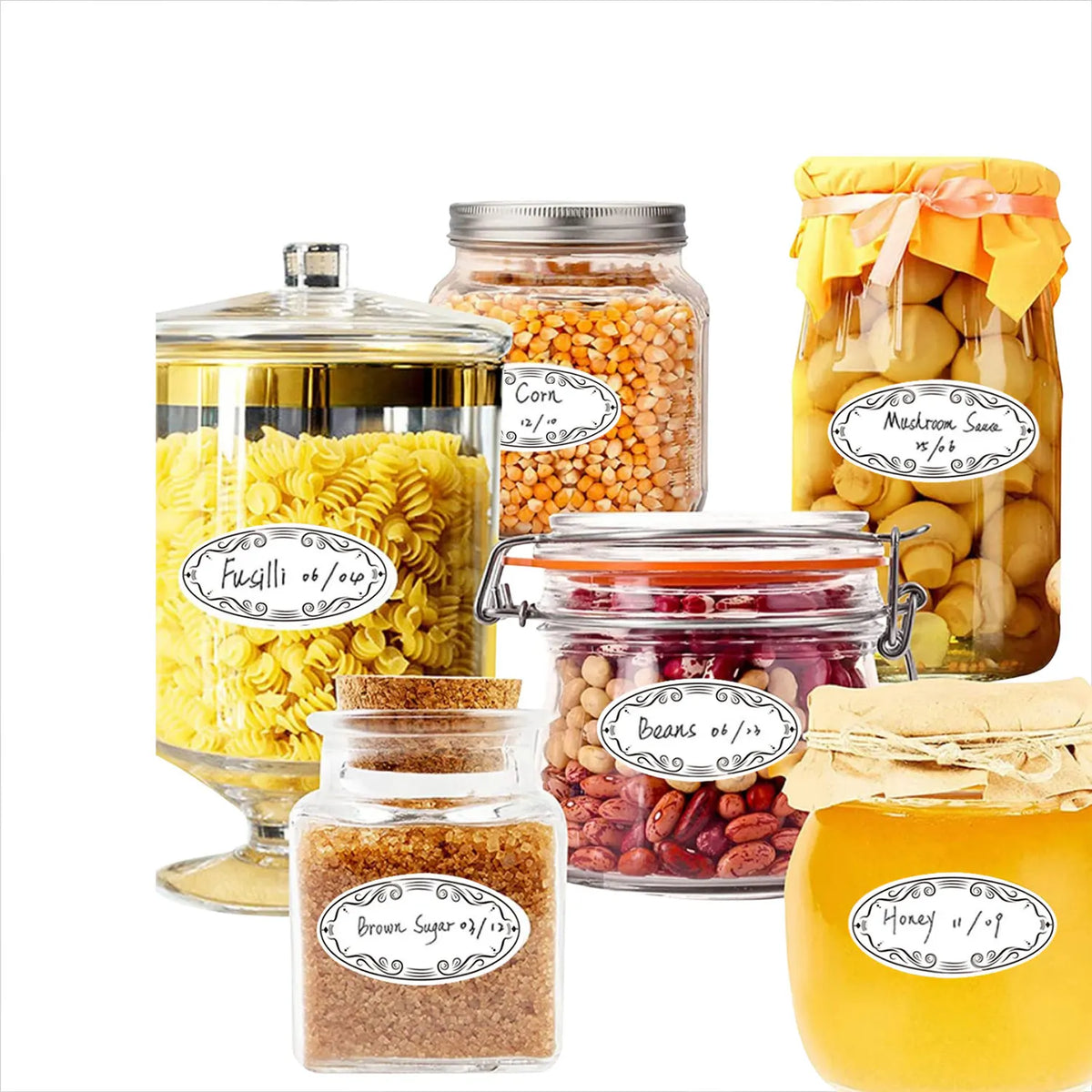 150Pcs/Roll Beverages Fruits Vegetables Fridge&Freezer Storage Organizer Stickers Food Safe Date Catalog 1*2.25inch for Kitchen