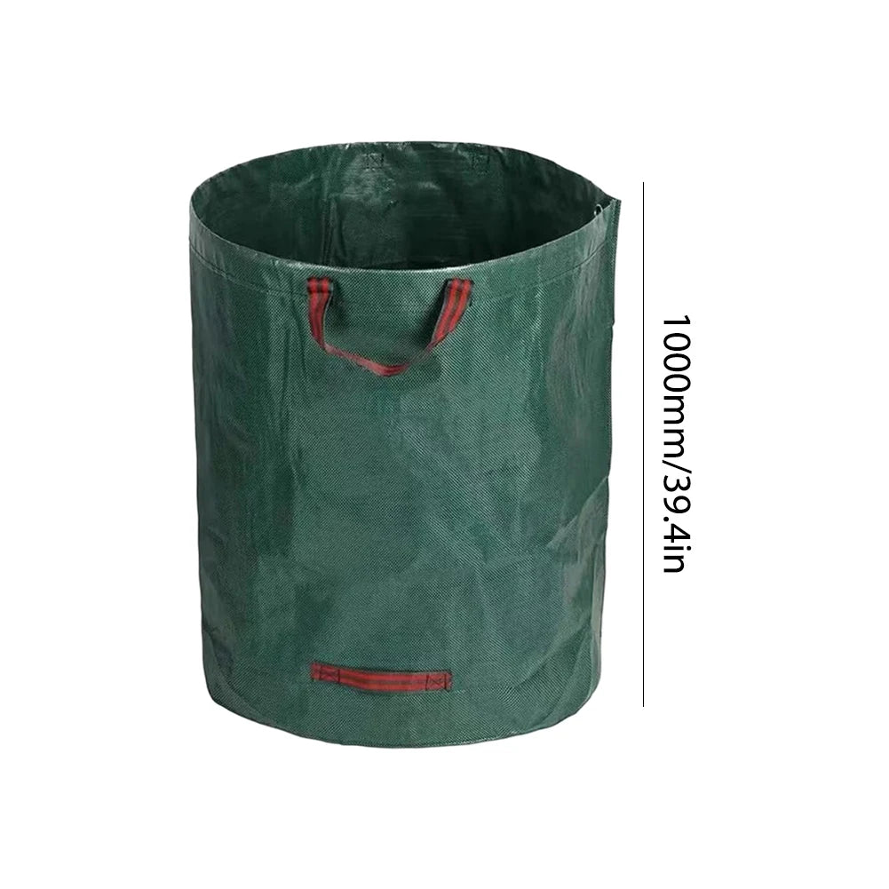 Garden Waste Bag 500L Large Capacity Garden Bag Reusable Waterproof Leaf Sack Weed Trash Can Container for Yard Leaf Storage Bag