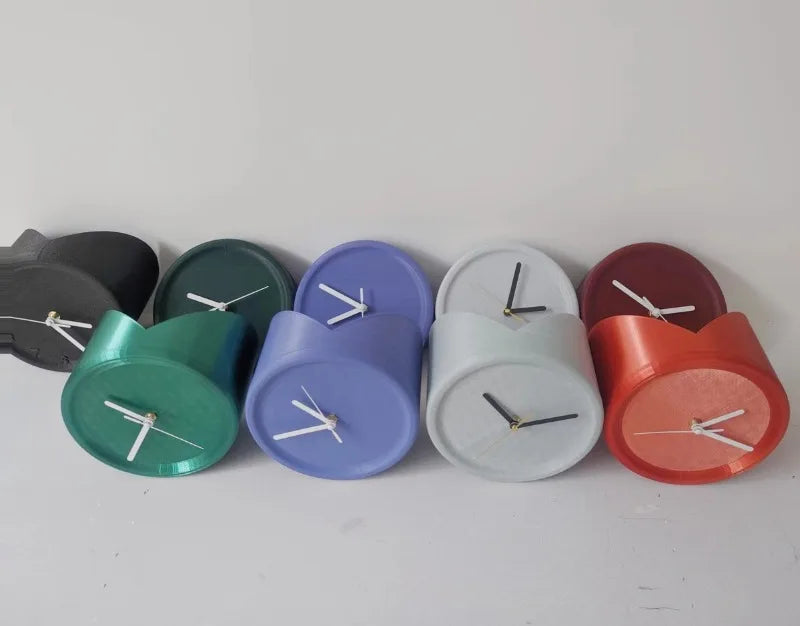 Living Room Silent Wall Clocks Simple Non-Ticking Punch-Free Corner Wall Clock Bedroom Technology Luxury Art Home Decoration