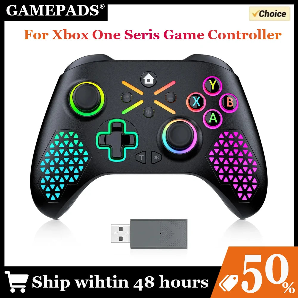 Wireless Gaming Controller For Xbox One ,Xbox Seris S ,X Console Window 7 8 10 pc With Dual Vibra/Six Axis Multi Game Joystick